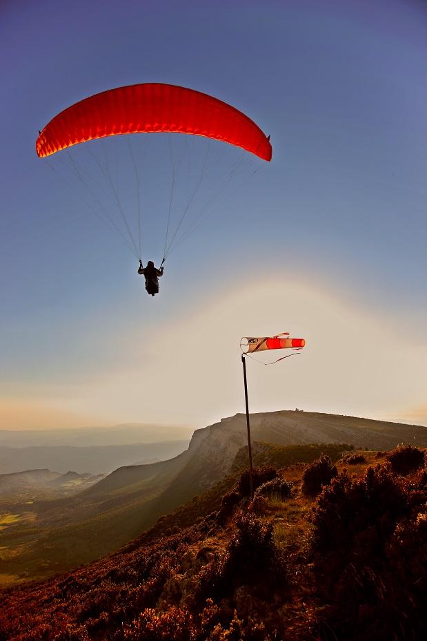 Paragliding launch